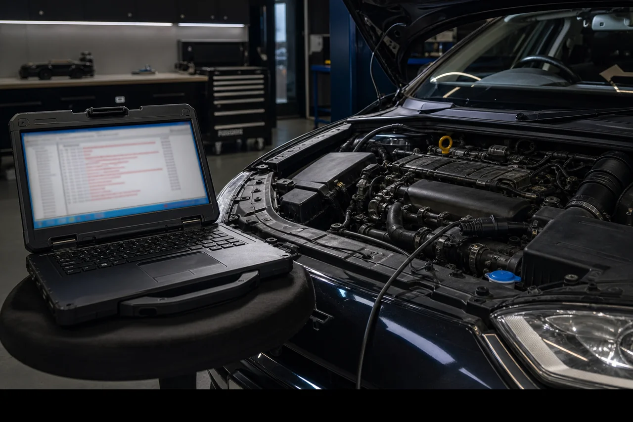 Driver experiencing sluggish turbo lag before ECU remap on a Lancashire A-road