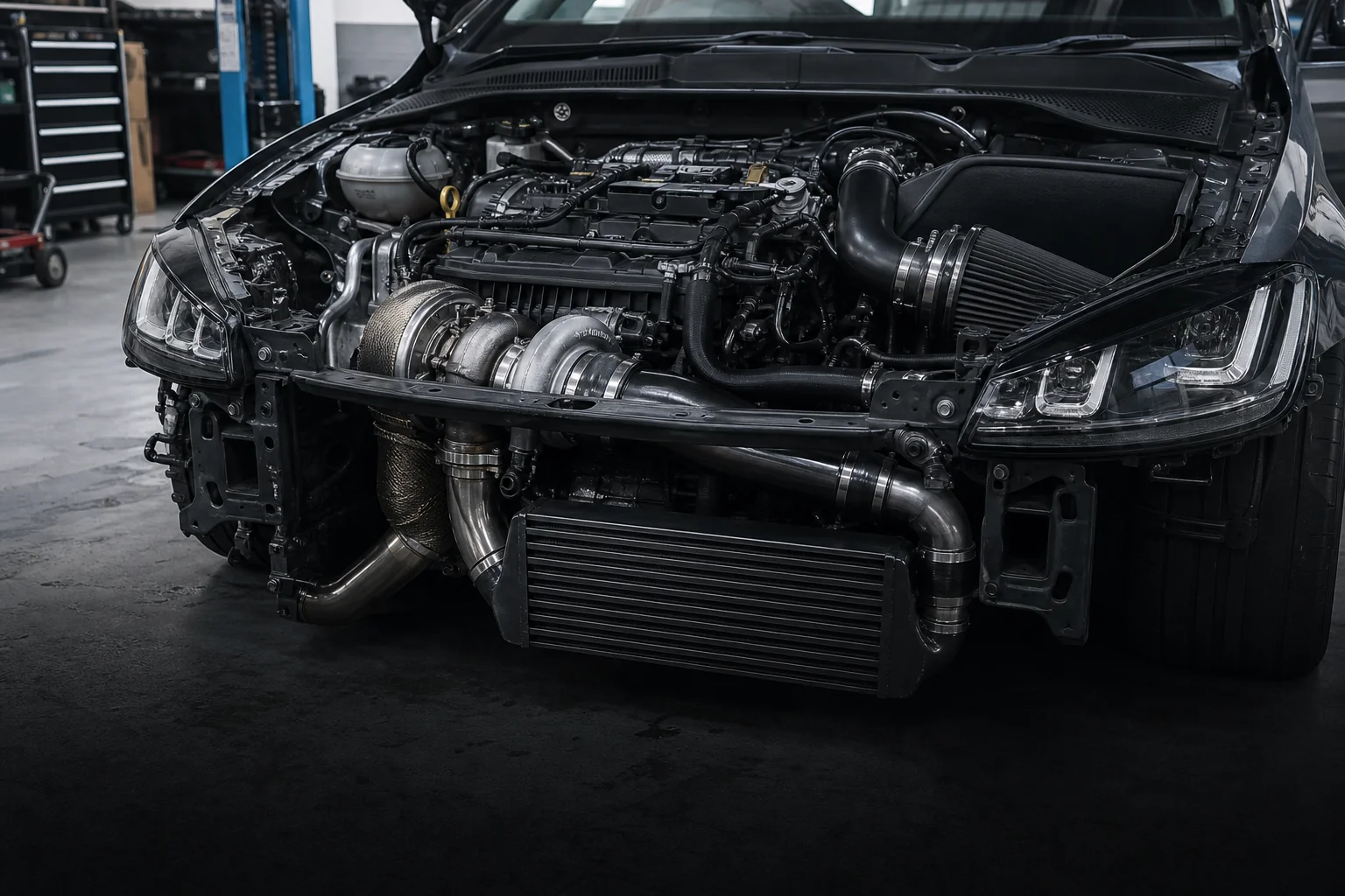 Stage 2 intercooler and hardware calibration at Finish Line Remaps